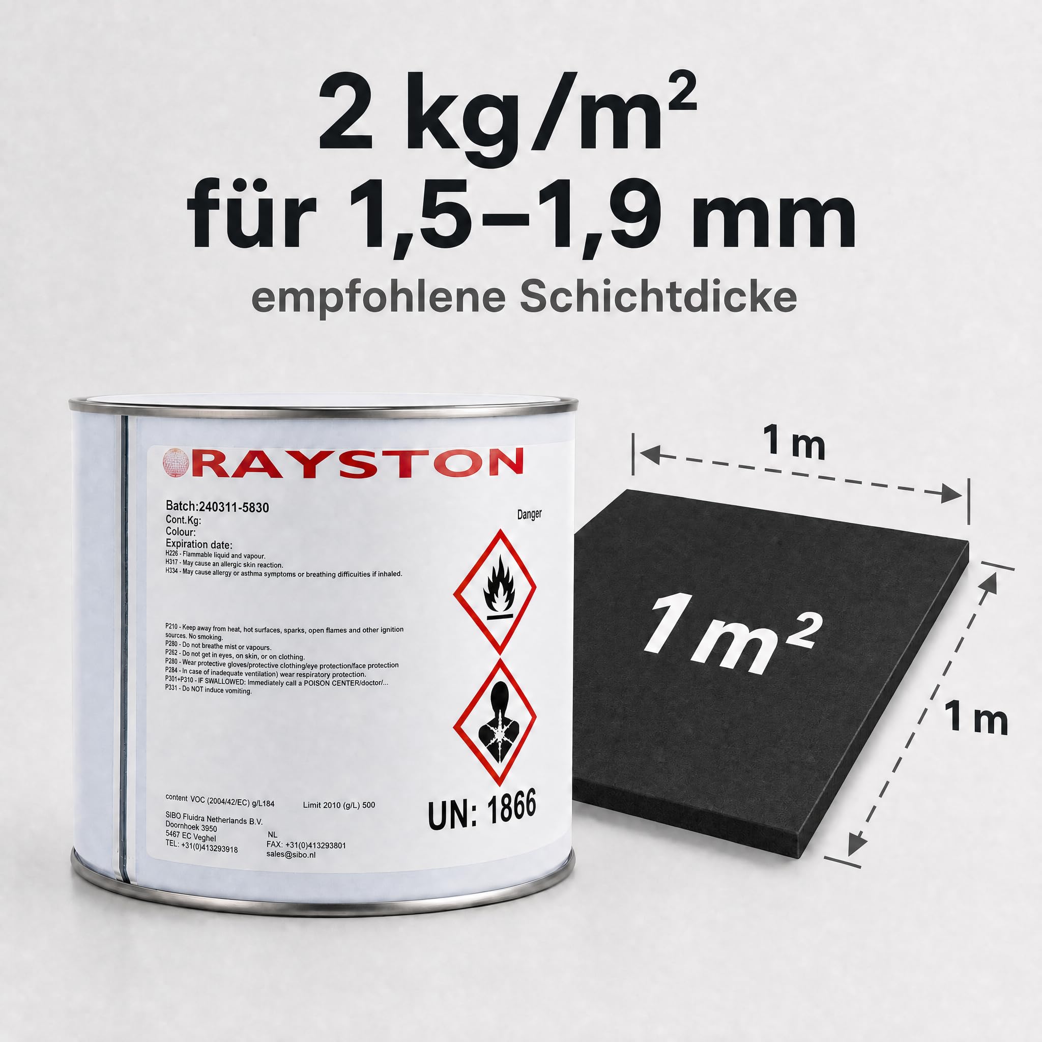 Impermax Flüssige Teichfolie 2,5 kg, Schwarz RAL 9005 | Flüssigkunststoff zur Teichabdichtung & Reparatur – 400% elastisch, nahtlos, UV-beständig, schnelltrocknend