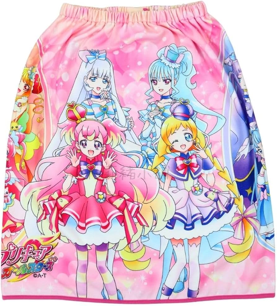 さ*ち様 プリキュア-アイカツパジャマ&ラップタオルセット 130&140㎝ さ*ち様 プリキュア-アイカツパジャマ&ラップタオルセット 130&140