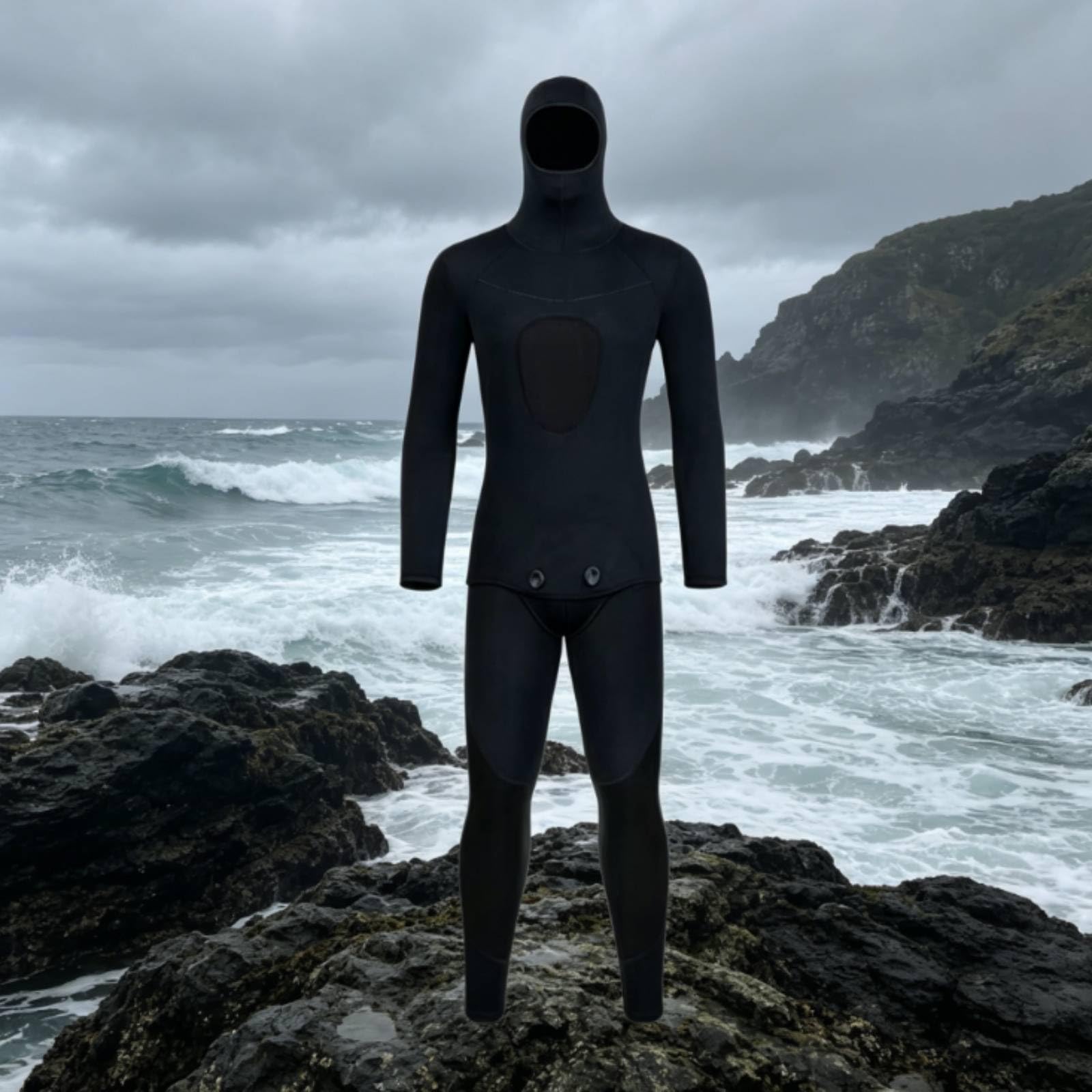Muta Due Pezzi Anti-Freddo Tuta Termica da Surf Protezione Abbigliamento Sportivo Acquatico per Snorkeling