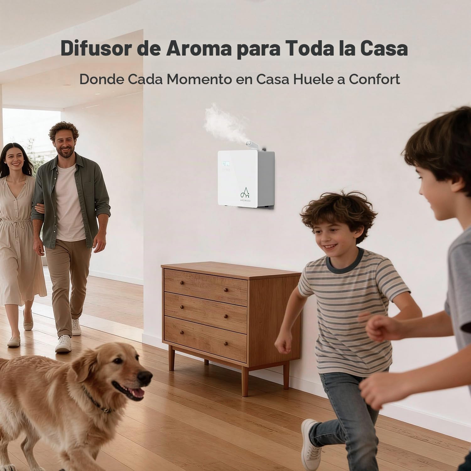 AROMADD Difusor de aroma inteligente de 3500 pies cuadrados, sistema HVAC