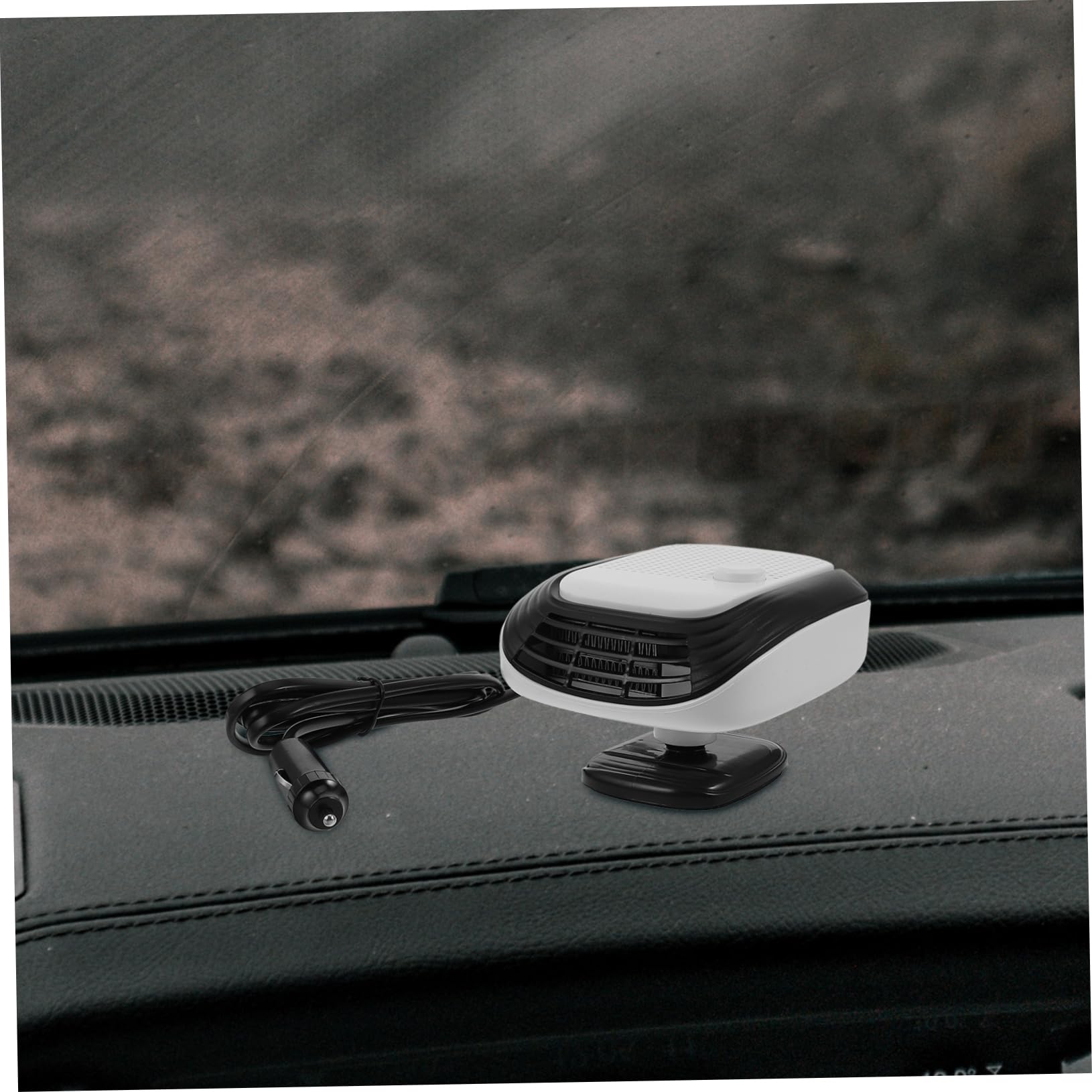Luxshiny Calentador Portátil para Coche 12v, Descongelador y Desempañador de Parabrisas, Calentador Eléctrico Compacto para Vehículo, Calefacción Rápida para Invierno, Compatible Sedanes