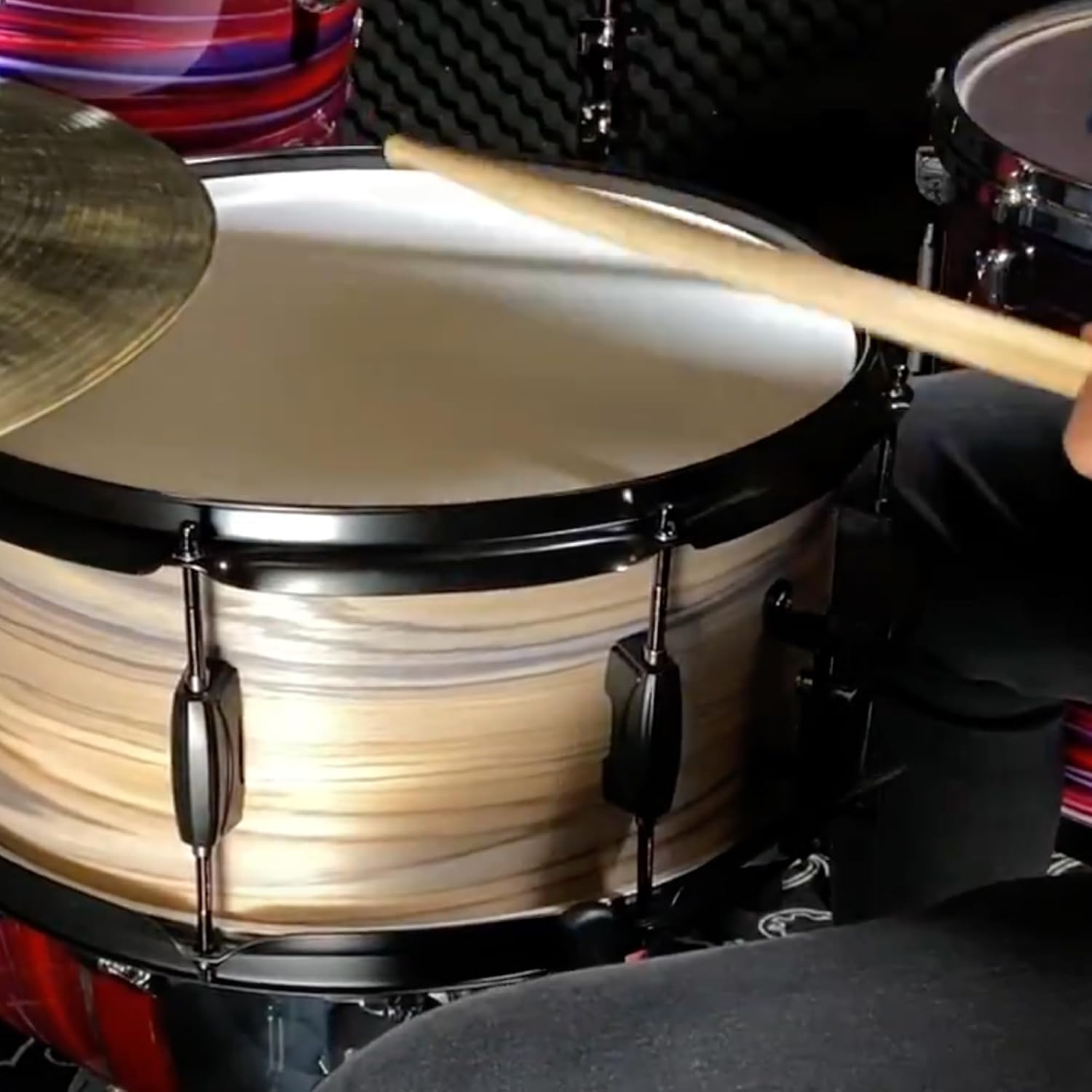 TAMA WP1465BK NZW Snare Drum 2020 Limited Edition Poplar Shell Tama image 2