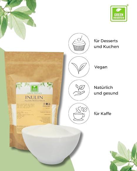 Inulin Powder 1 kg Chicory Inulin Fibre Powder Green Essence