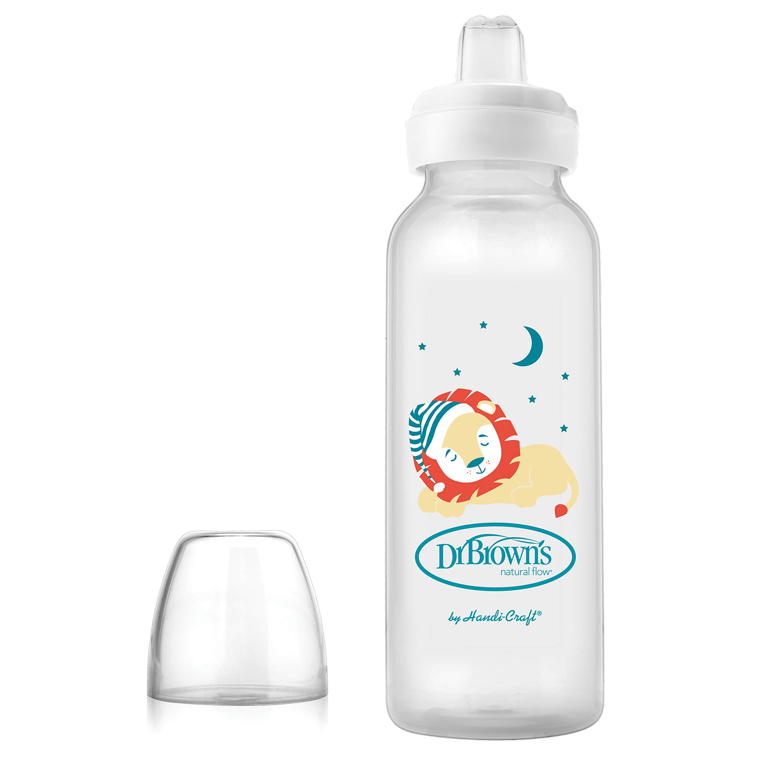 Dr. Brown's Eric Carl"The Very Hungry Caterpillar" Options+ Transition Bottle with Sippy Spout 1 Count brown SB81097-P12