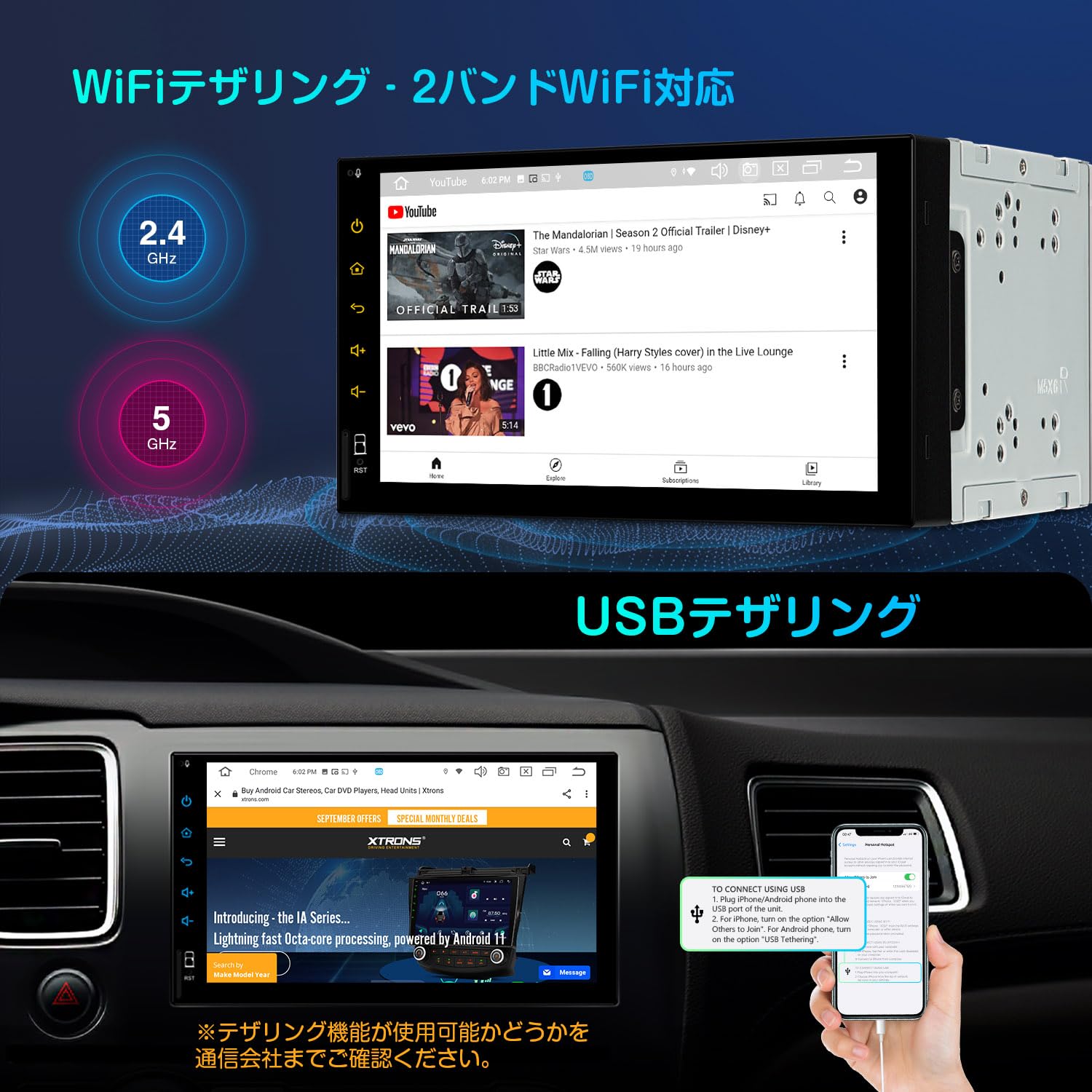 Amazon.co.jp: XTRONS カーナビ 2din 7インチ Androidナビ