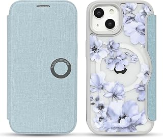 【 MERCURYDUO 正規品 】 iPhone 15 対応 ケース 「 MagSafe対応 薄型手帳ケース 」 マーキュリーデュオ アイフォン15用 iPhone 15用 アイフォン14用 iPhone14 iPhone13 兼用 スマホケース (アッシュブルー)