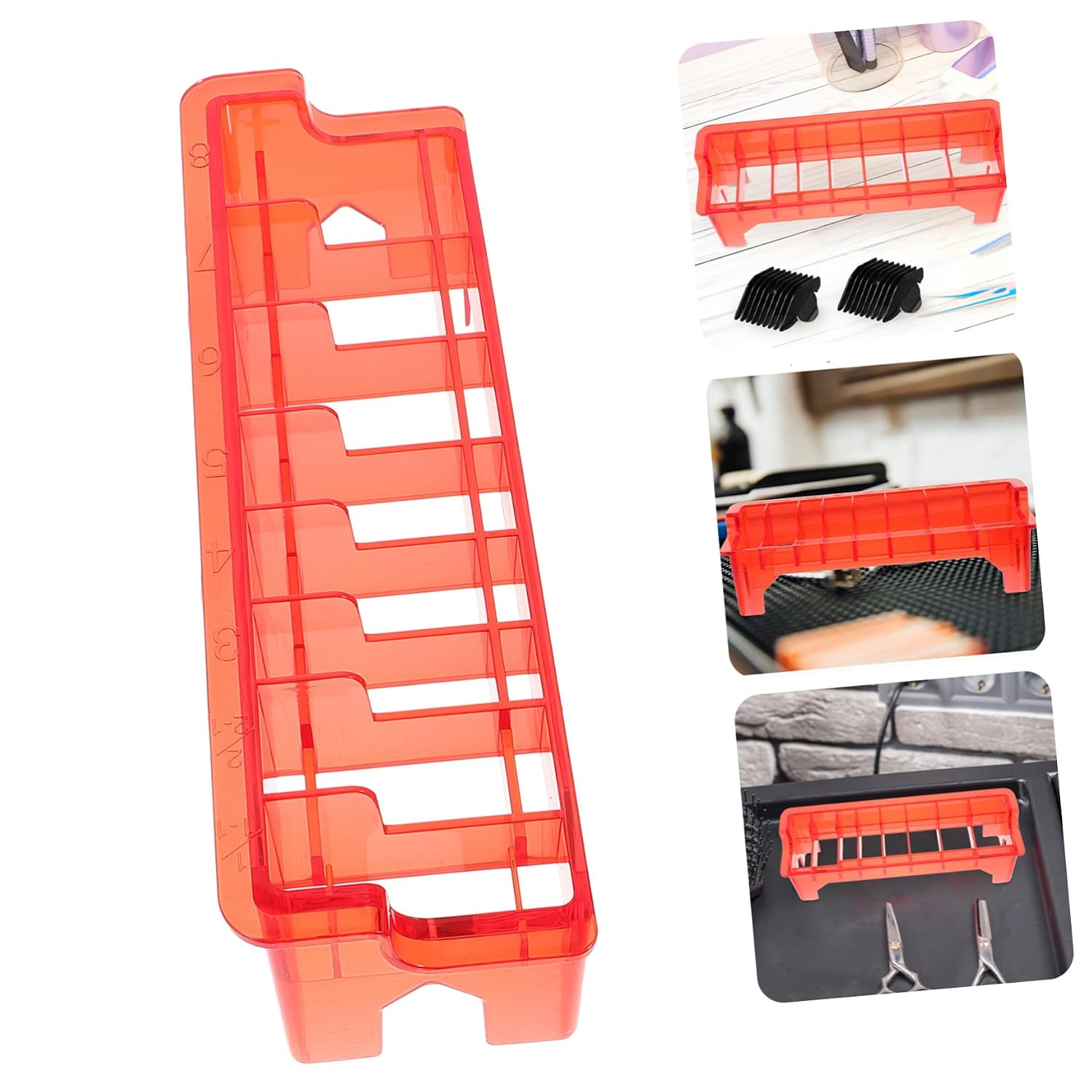 Bathroom Storage Organizer Hairdressing Tool Holder Clipper Guard Organizer Easy to Use for Home and Salon
