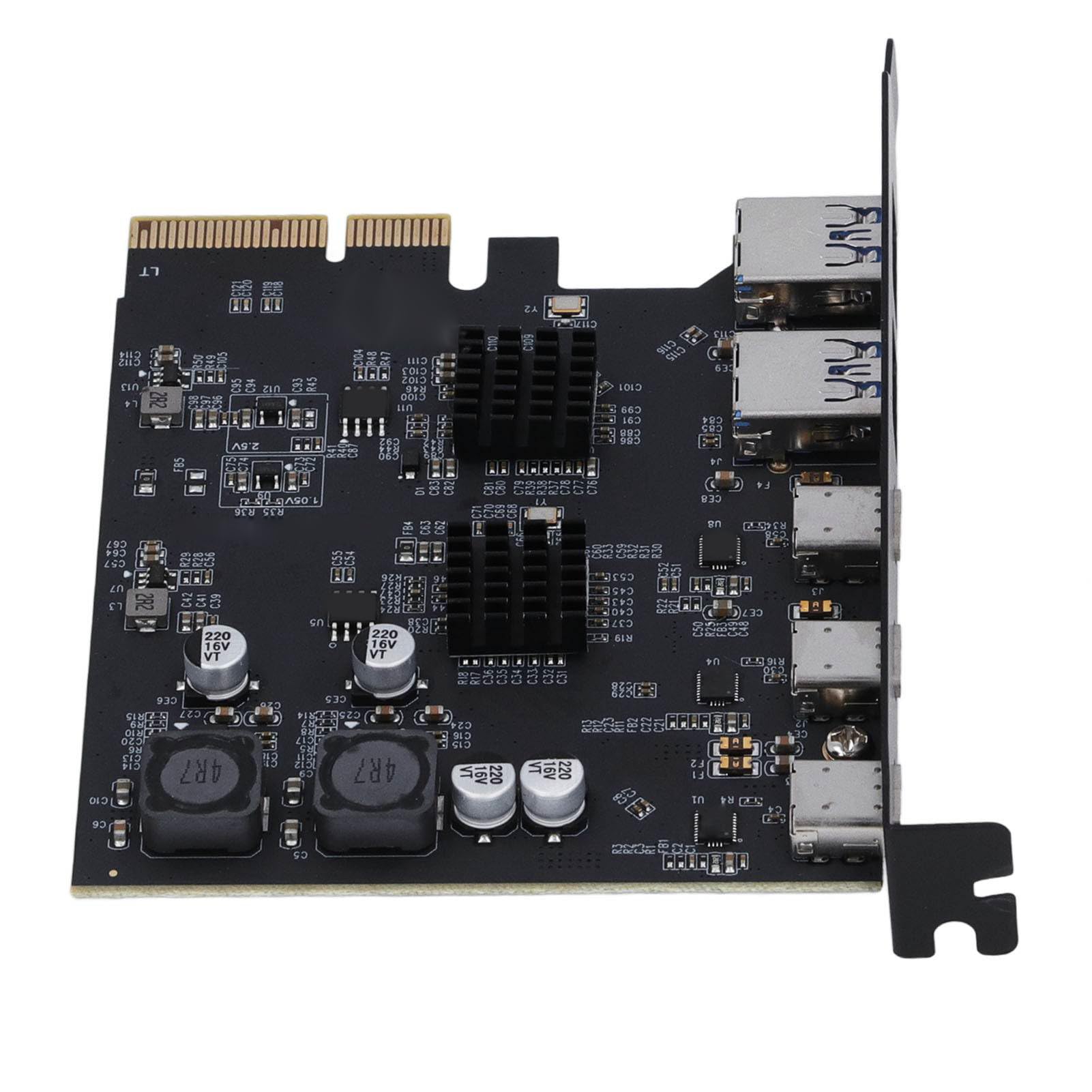 Scheda di Espansione PCIe USB 3.2 Gen 2, 10 Gbps 5 Porte Tipo A