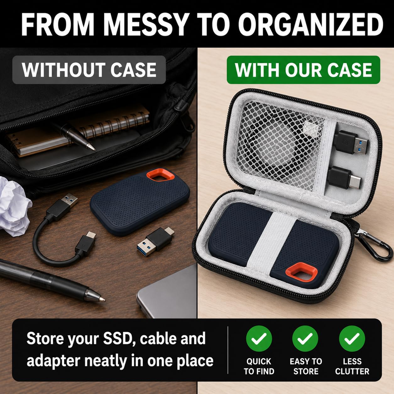 Amazon.com: PAIYULE SSD Case for SanDisk Extreme Portable SSD Old