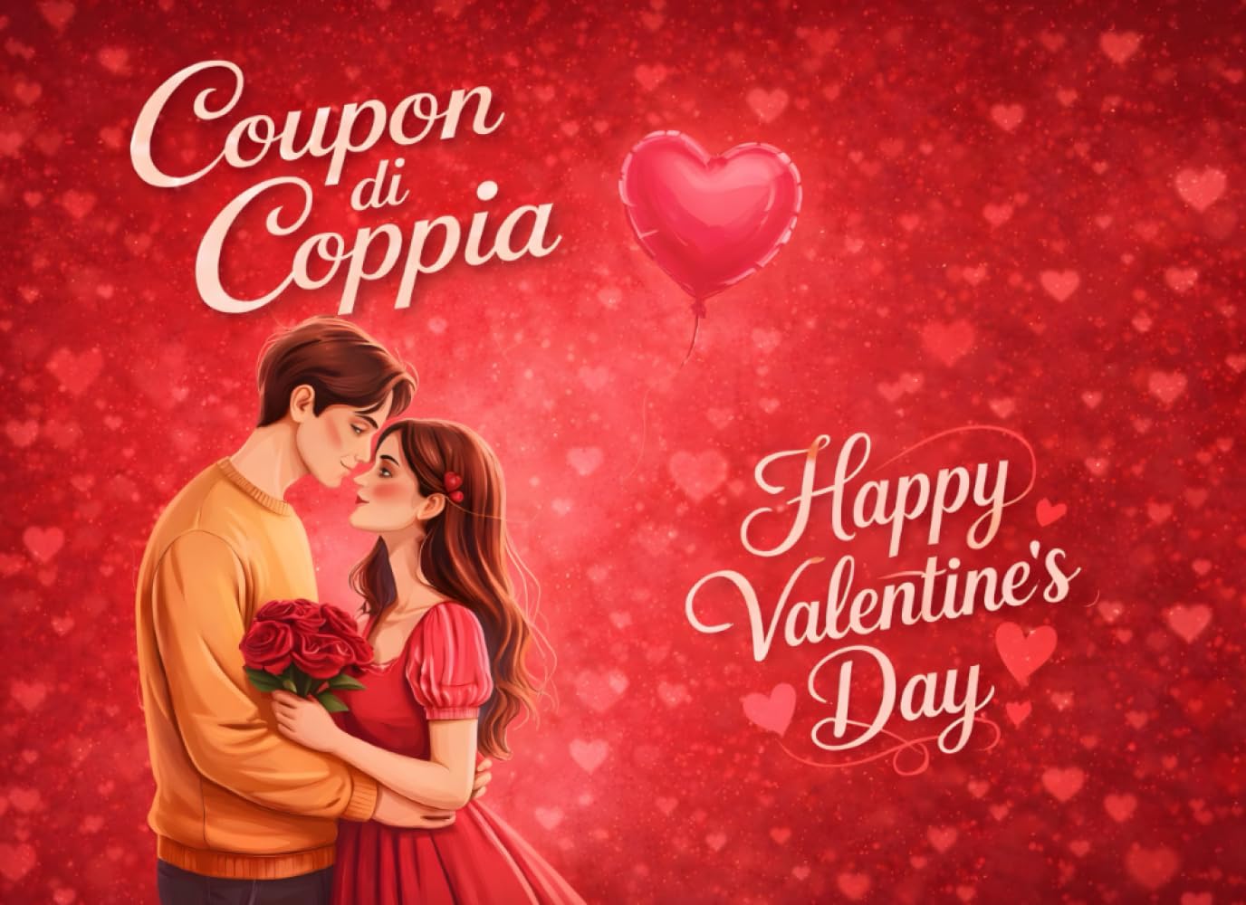 Coupon di Coppia: Buoni Romantici - Idea Regalo di San Valentino per Lui e Lei