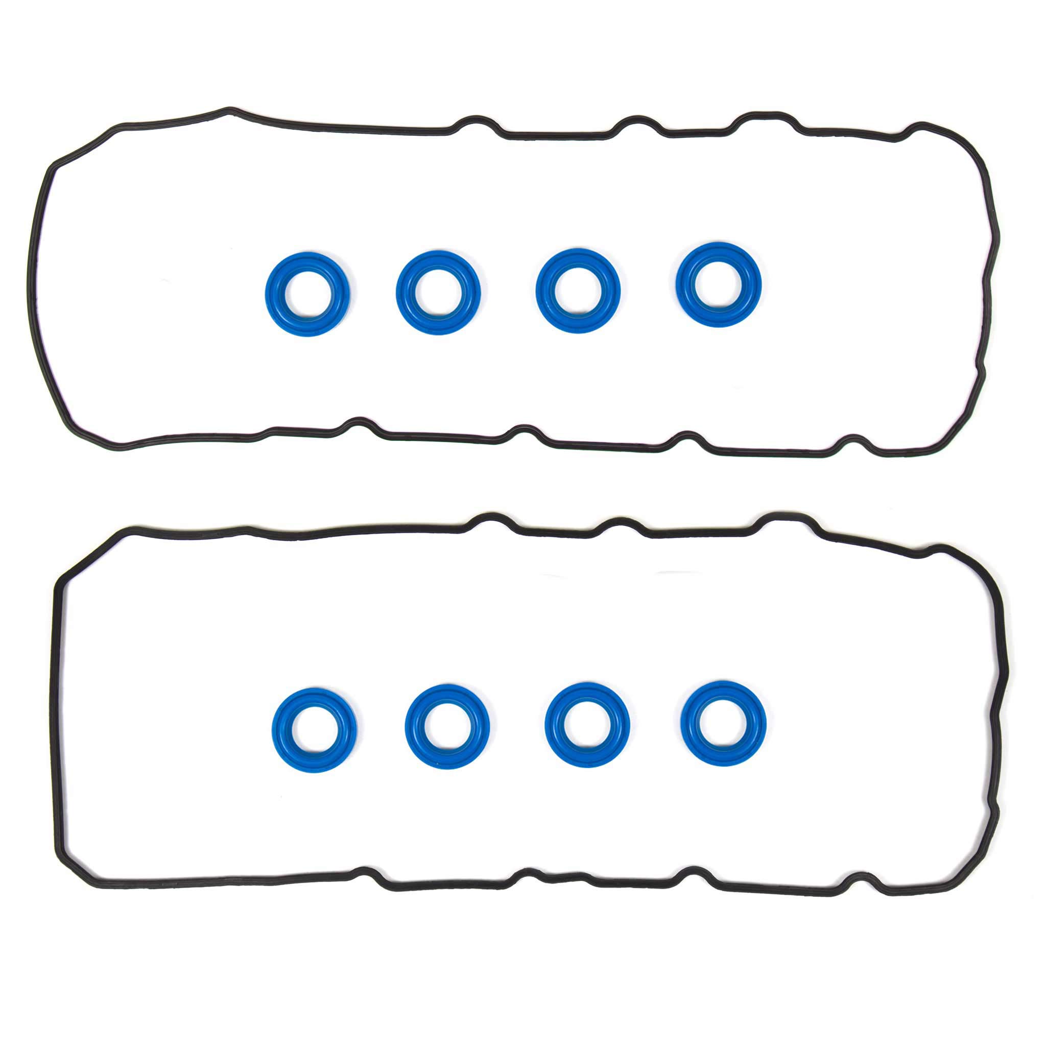 MPLUS SS72910 Valve Stem Seal Set Compatible With 07-15 For Toyota Tundra Sequoia Land Cruiser GX460 / For Lexus LS460 LX570 IS F 4.6L 5.7L V8 DOHC 32v 1URFE 3URFE In