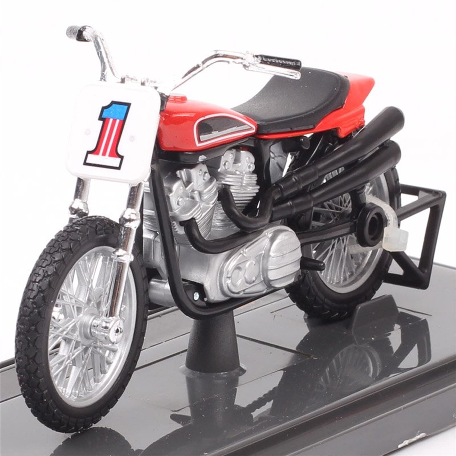 SEYXF Motorbike Toy Motorcycle Birthday Gift for Harley XR750 1972 Toys Collection 1/18