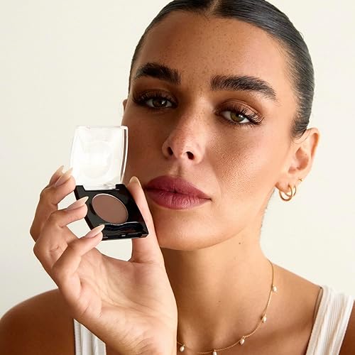 Miniatura 6 de Palladio Polvo de cejas para cejas, polvo suave y natural para cejas con aceite de jojoba y manteca de karité, ayuda a mejorar y definir las cejas,