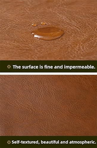 Miniatura 3 de Funda para silla puff (sin relleno, solo funda), 19.7 x 19.7 x 10 pulgadas, funda para puf con cremallera rellenable, suave de alta calidad, para