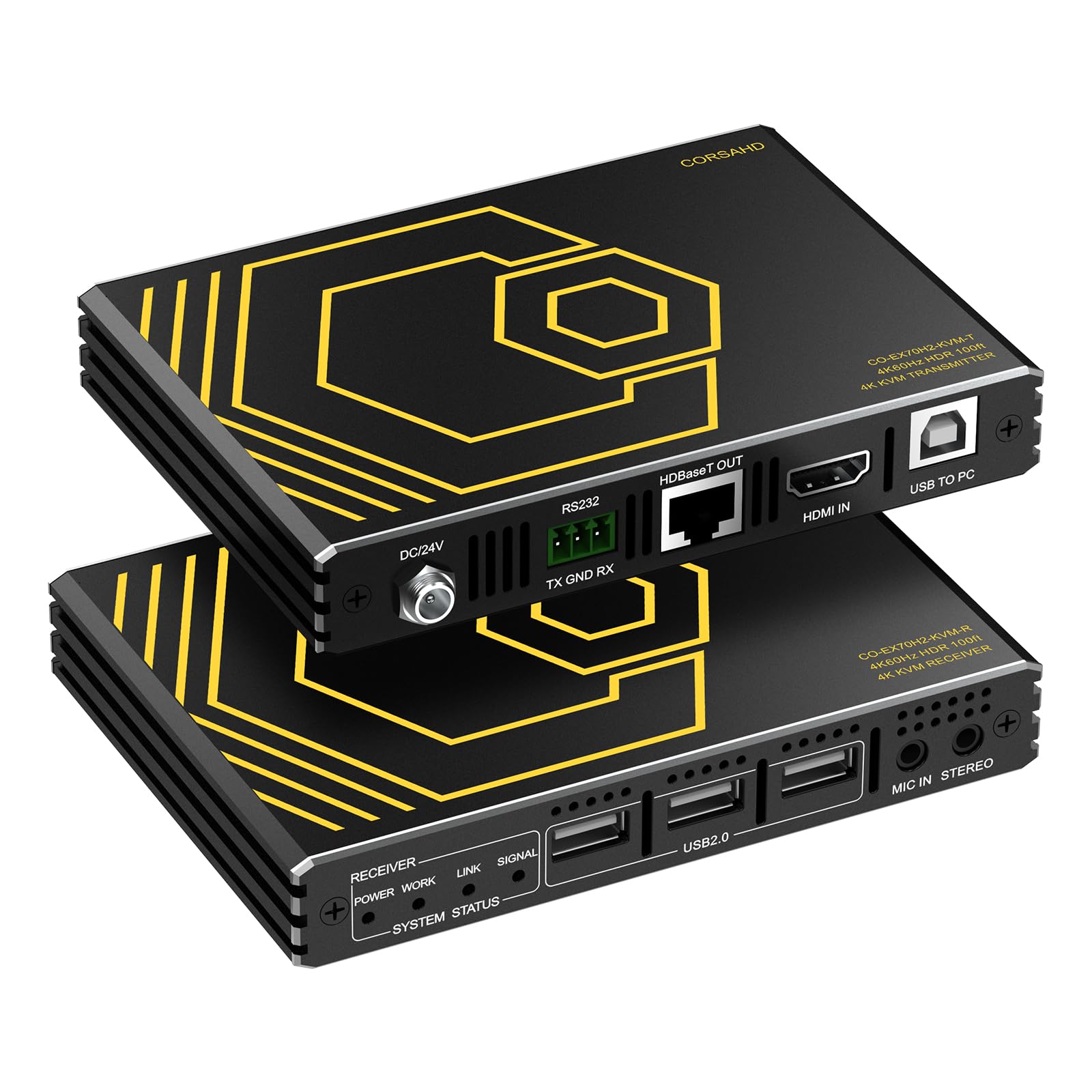 Amazon.com: HDMI KVM Extender USB Uncompressed 4K 60Hz HDR Single