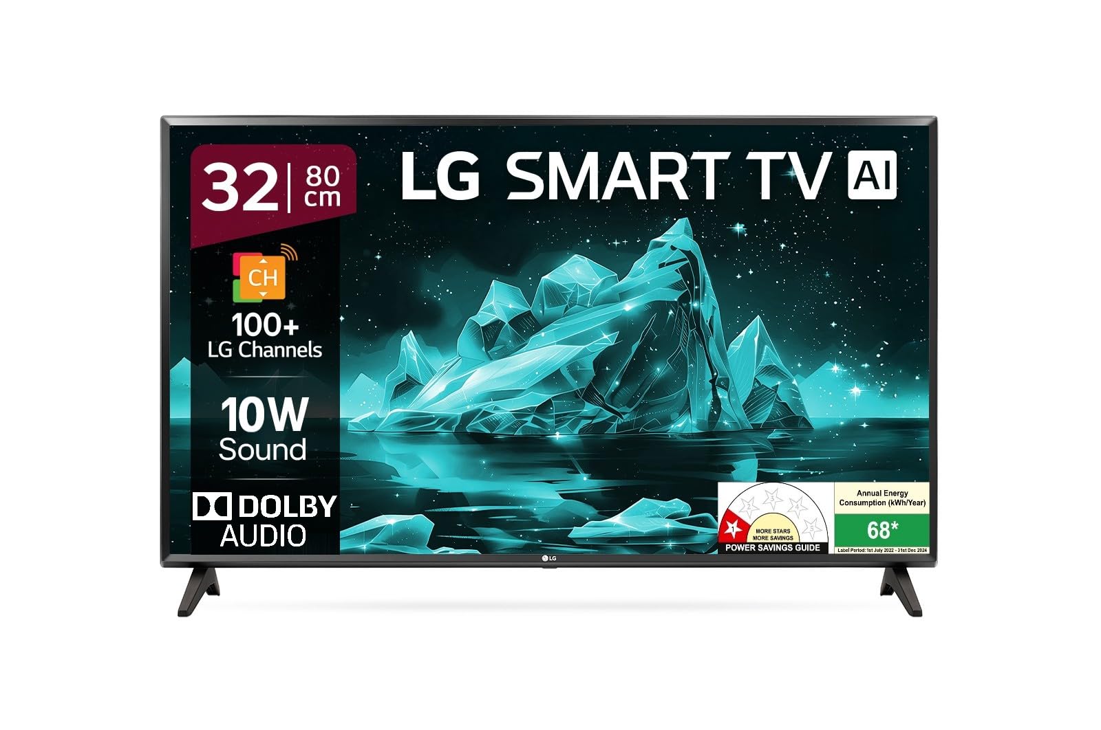 LG 80 cm (32 inches) HD Ready Smart LED TV 32LM563BPTC (Dark Iron Gray)