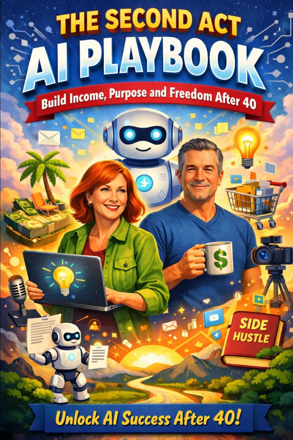 The Second Act AI Playbook: Build Income, Purpose and Freedom After 40