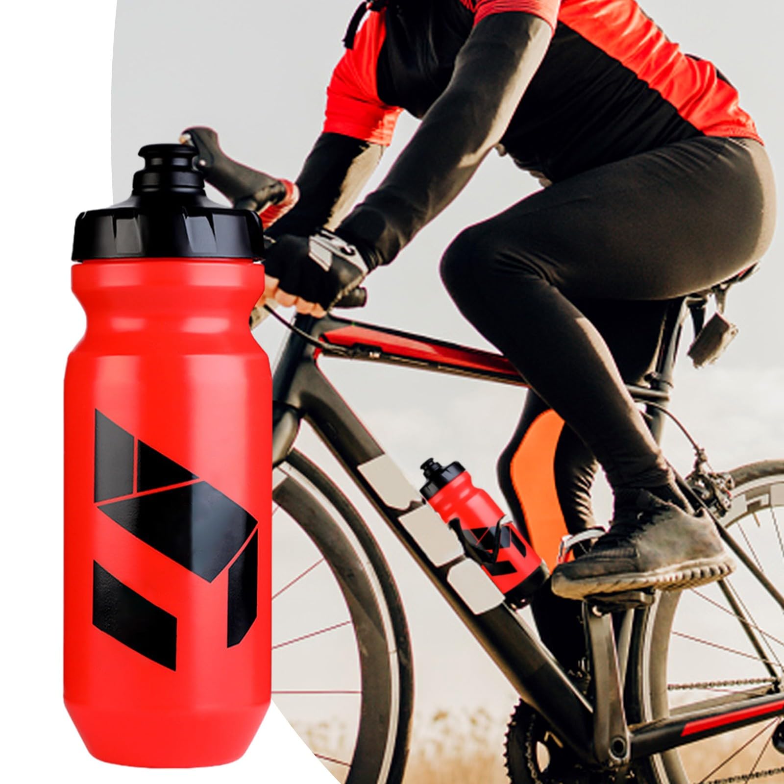 610ml Sport Small Water Bottles Squeezing Insulated Water Bottle Travel Water Bottle for Sports Outdoors Reusable Big Water