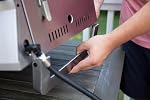 Cuisinart Chef's Style Tabletop Portable Propane Gas Grill with Dual Burners (20,000 BTUs Total), Stainless Steel Small Grill for Camping, Tailgates and Barbecues (CGG-306C)