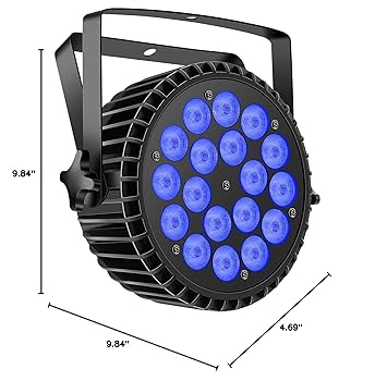 【値下げ可能】LED PAR U'King 3点セット Amazon.com: Stage Lights, 4 Pack U`King LED Par Lights RGBW