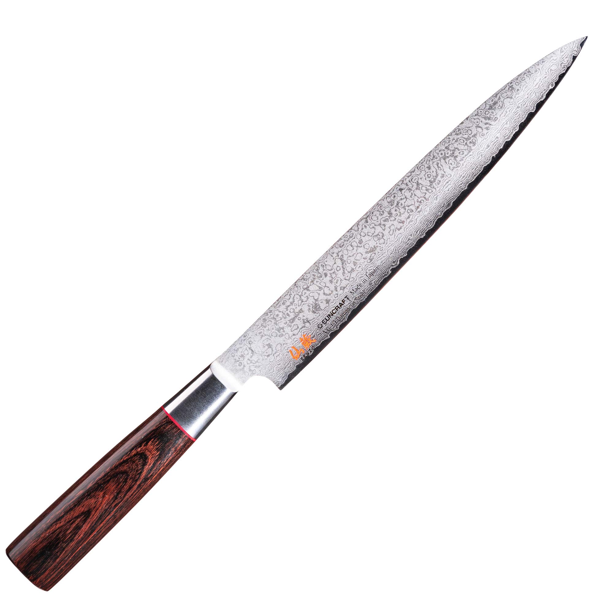 Suncraft Senzo Classic ID-07 Sashimimesser 21 cm, VG10 67 Lagen, 61 HRC