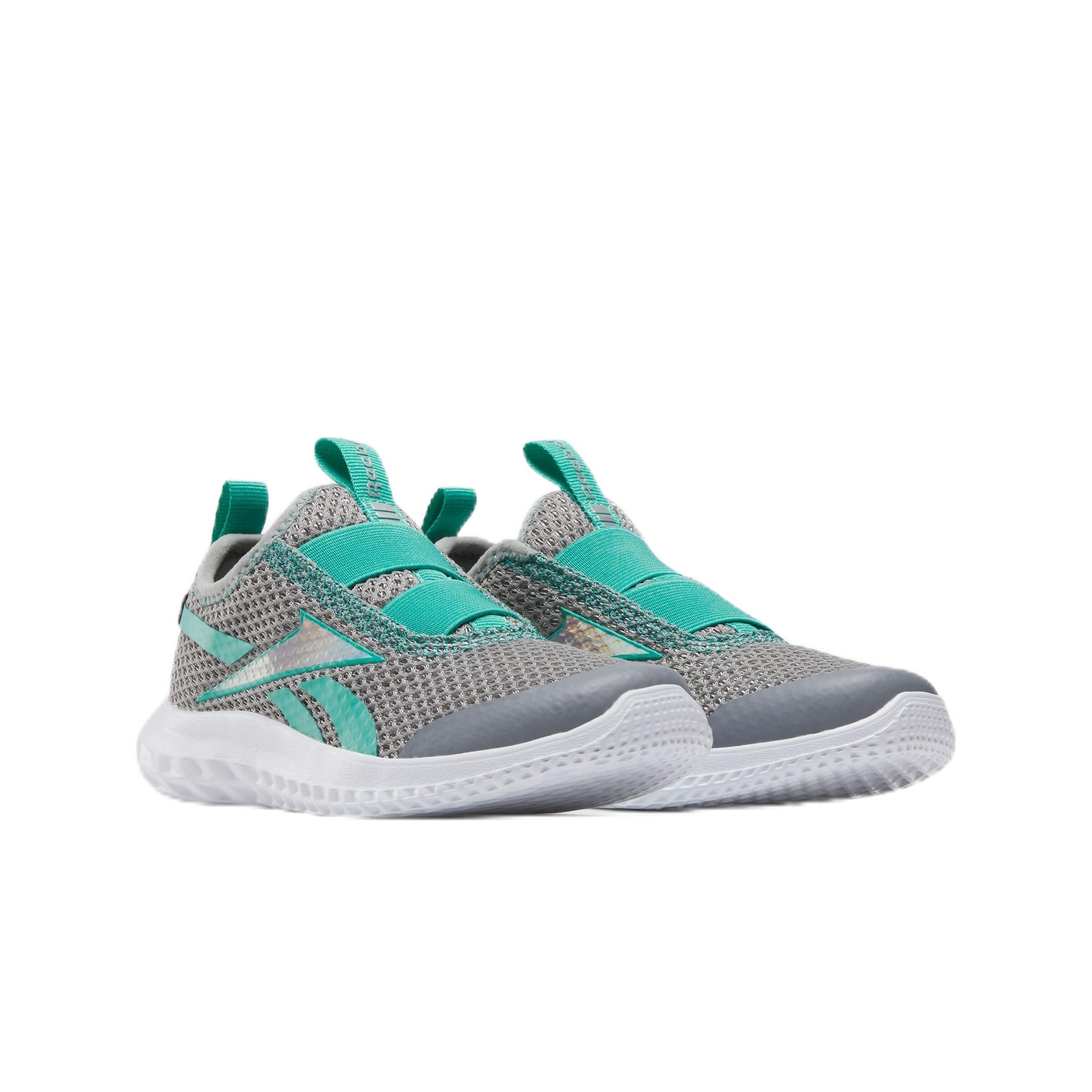 Reebok Rush Runner Slip-ON GREY3/UNLEASHEDGREEN/WHITE Female Running Shoes