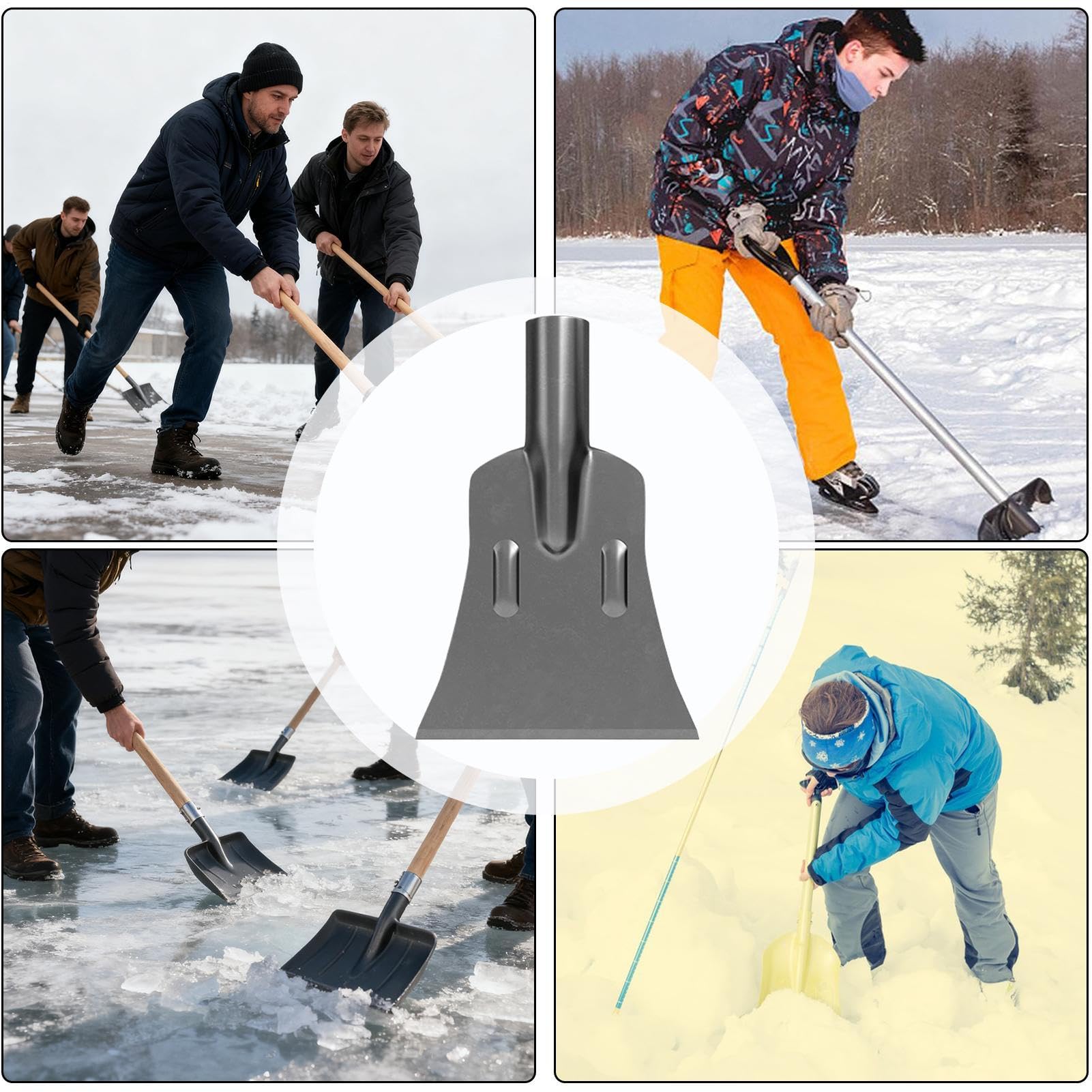Pala quitanieves de | Raspador de remoción de nieve para condiciones pesadas - Pala quitanieves de coche, herramienta de limpieza de invierno para parabrisas de jardín, camión, ventana y