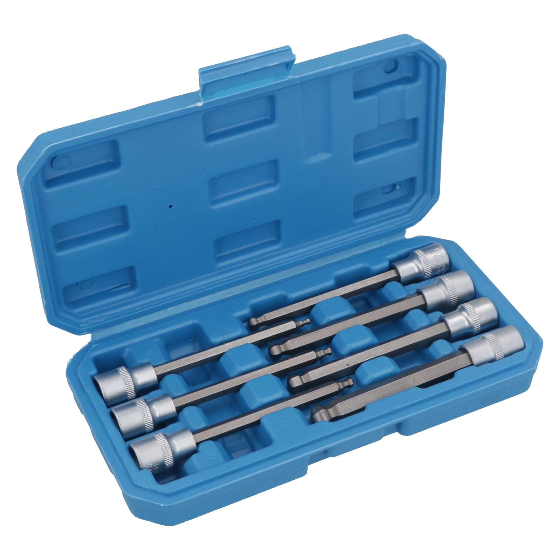 AB Tools Metric Ball Ended Long Allen Hex Key Sockets 3mm – 10mm 3/8” Drive 7pc