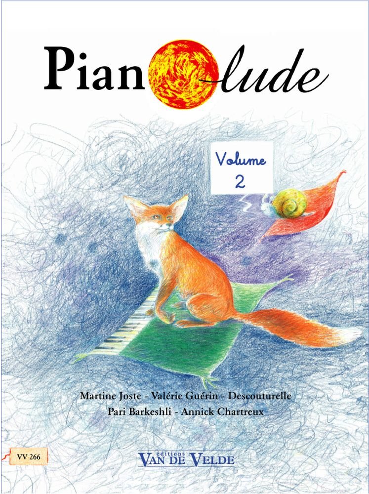 Pianolude Volume 2 méthode de piano 2ème année répertoire moderne enfant