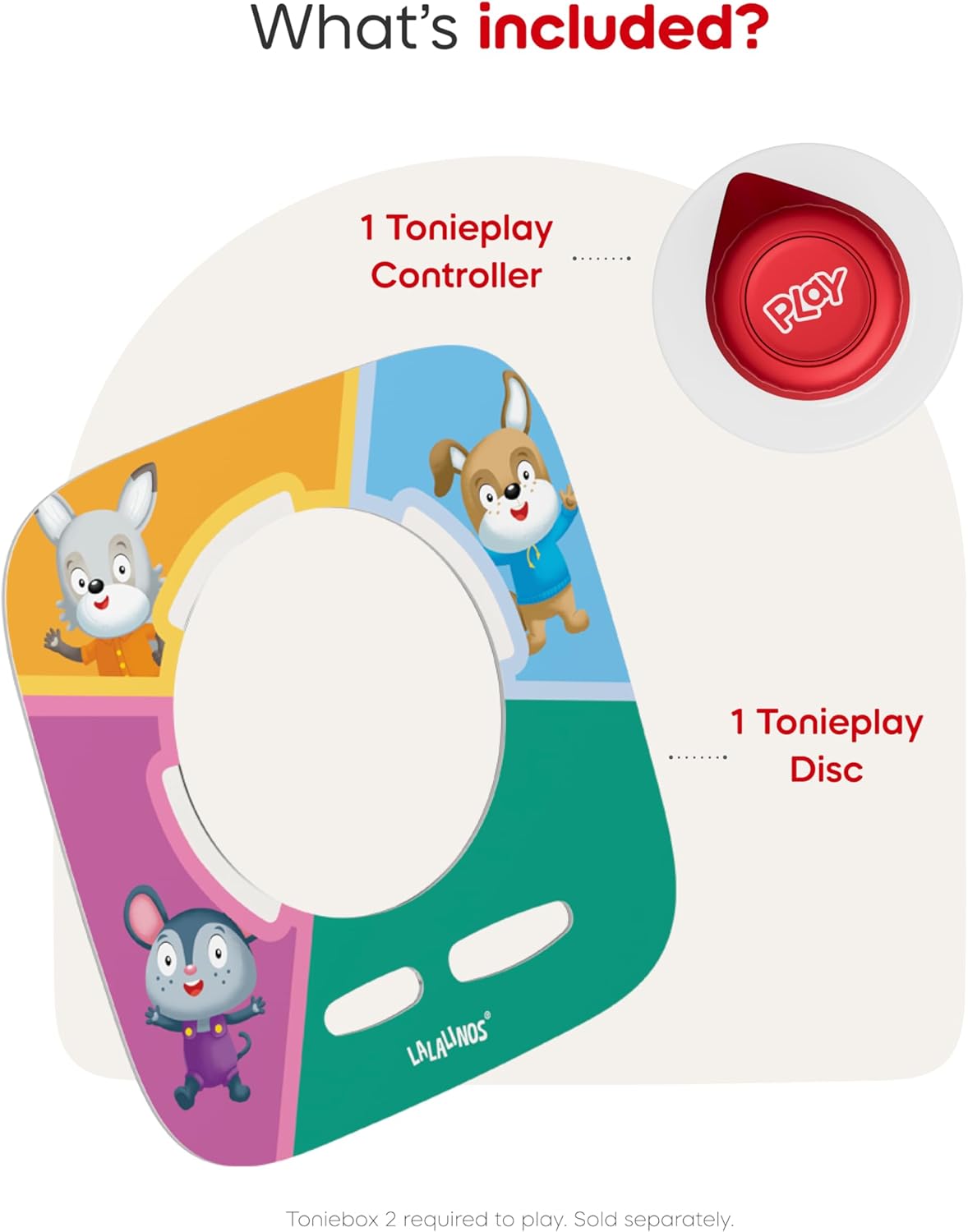 Tonies Lalalinos: Your Day in Bumbaloo Tonieplay Story Game + Controller [Requires Toniebox 2]