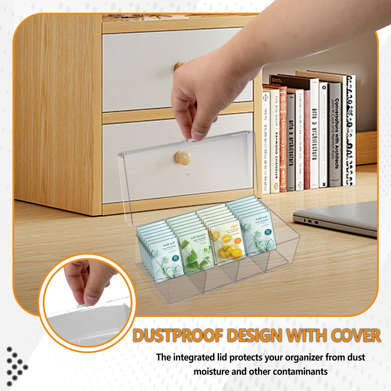 GOPLUS Scatola per Giocattoli con Coperchio, Organizer per Giocattoli a