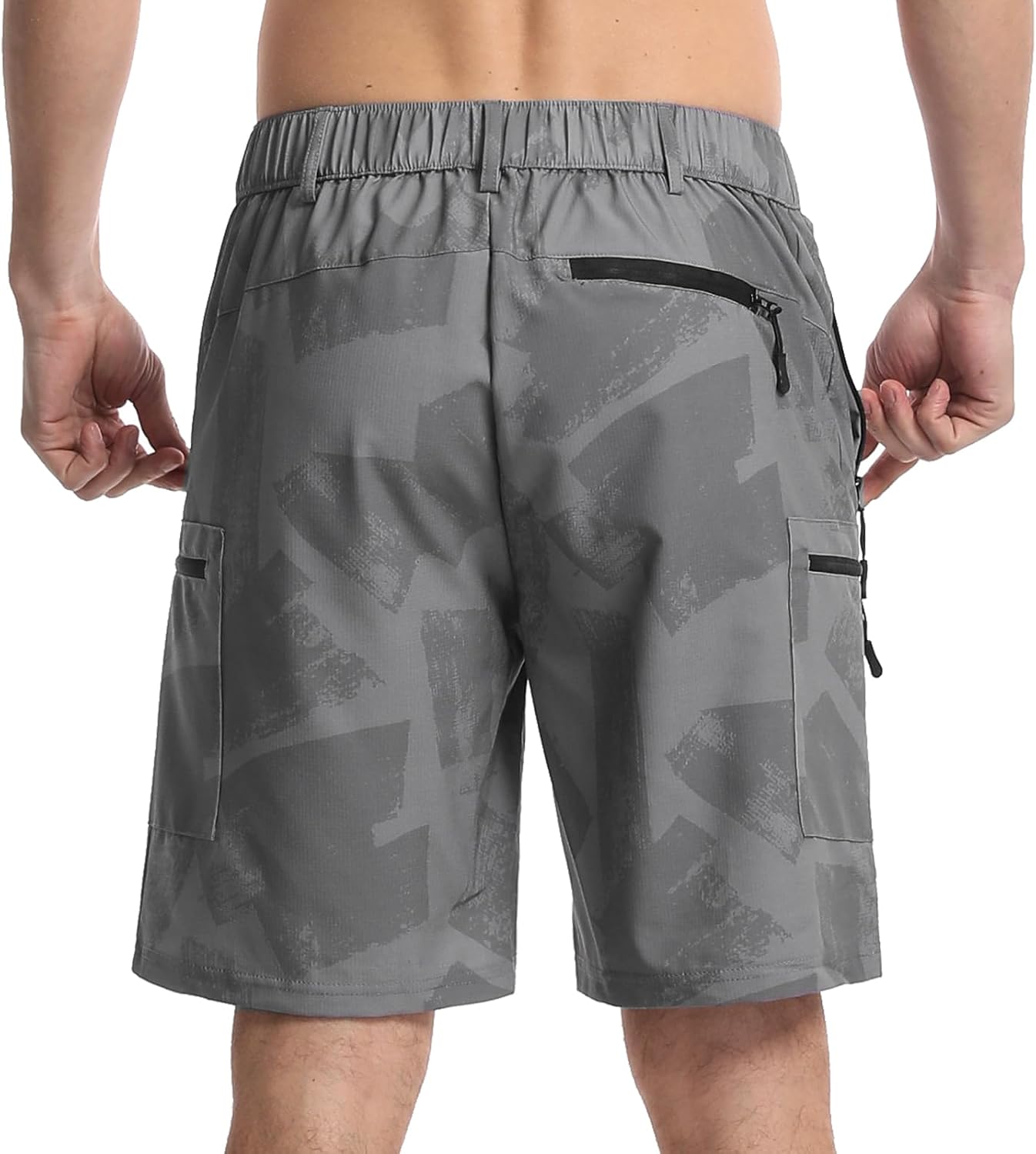 Suwangi Mens Hiking Cargo Shorts Quick-Dry Outdoor Athletic Short Travel Fishing Golf Tactical Short for Men with Multipocket