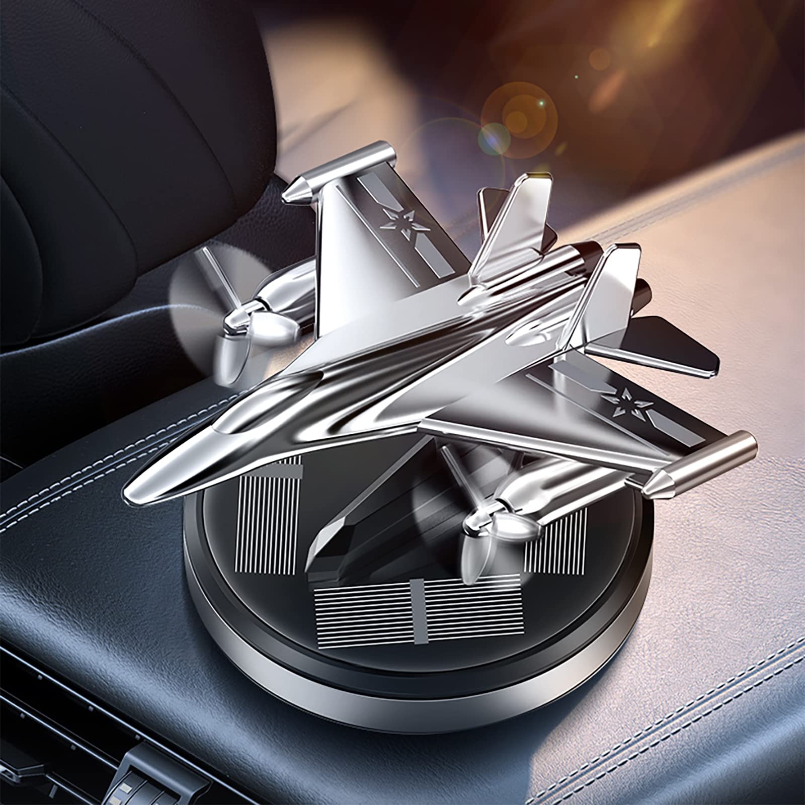 Fancemot Car Air Freshener (Silver, Warplane)