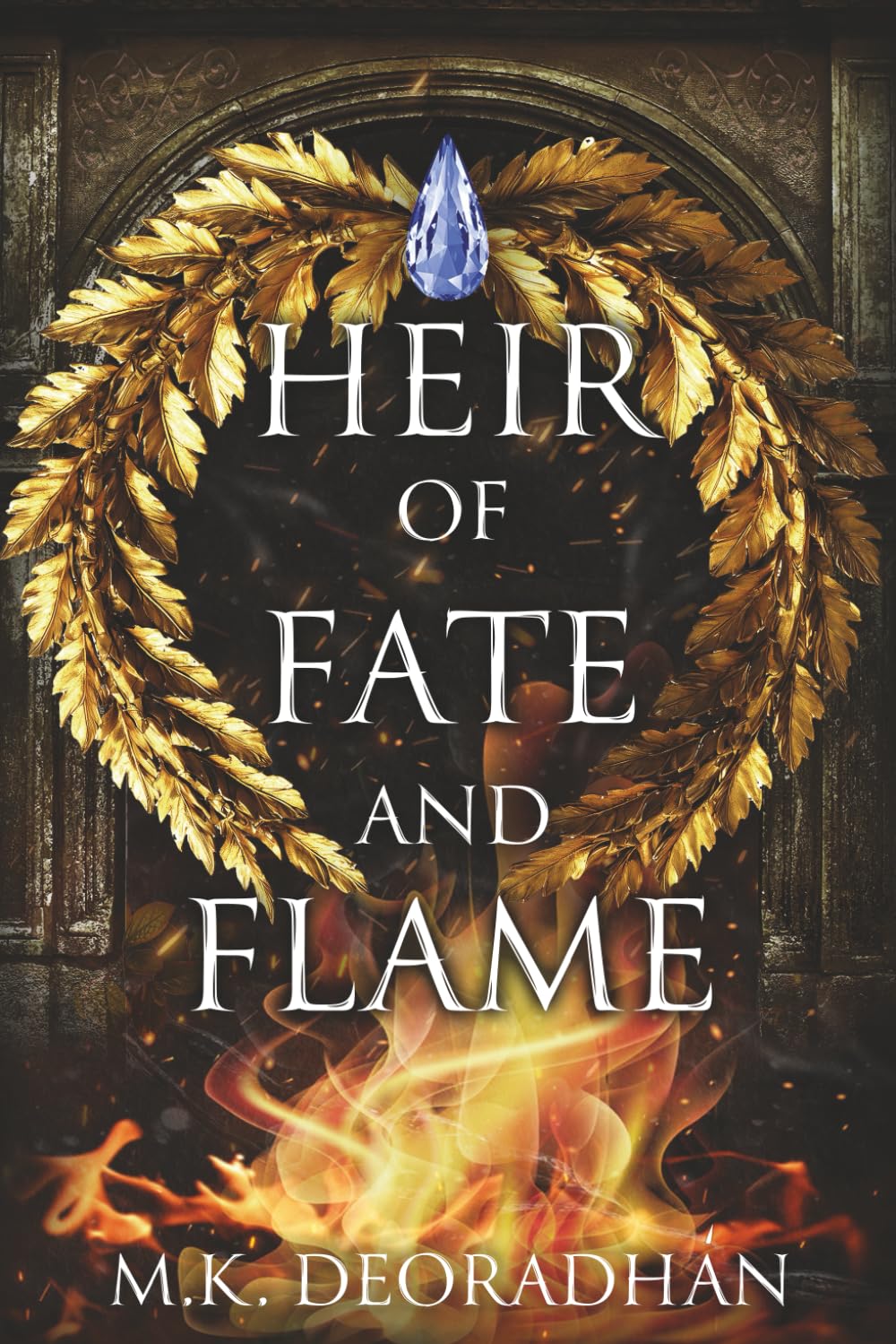 Heir of Fate and Flame: A Fantasy Romance Novel (BRONZE AND BLOOD)