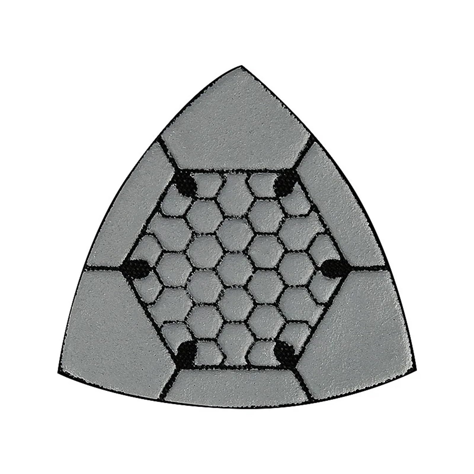 Almohadillas de Pulido Triangulares de Diamante de 90 mm para mármol, Granito, multiherramientas oscilantes, Papel de Lija (7 Unidades, 100 Unidades)