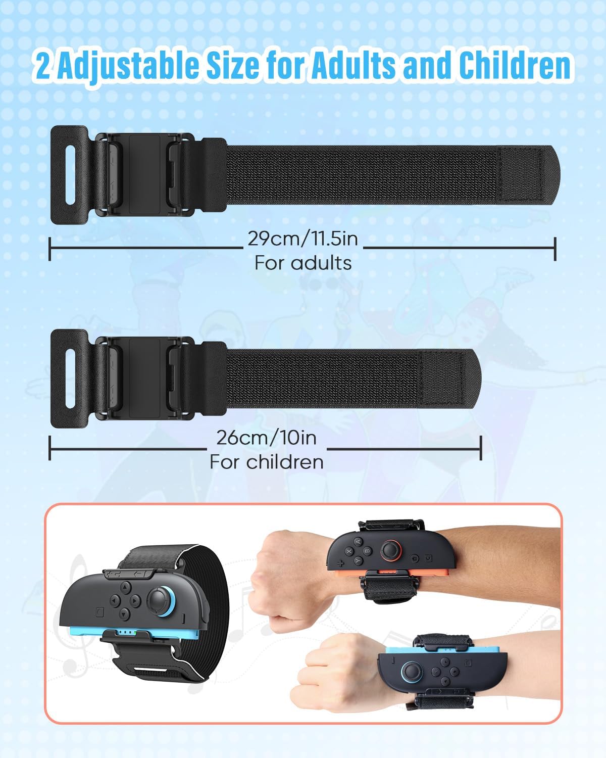 Amazon.com: [for Switch 2/1] Wrist Band for Nintendo Switch 2 Just
