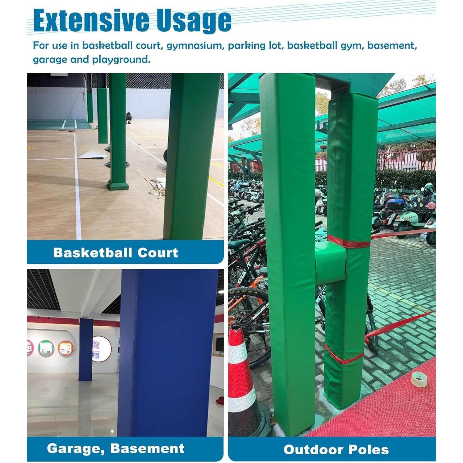 Palo da basket all-weather imbottitura in schiuma 15x15cm Pad protettivo universale per MMA arti marziali boxe