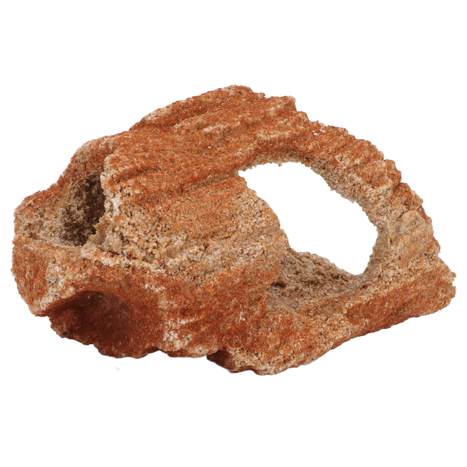 YedaHcy Aquarium Decoration Rock Caves, Simulation Stone Landscaping, Genuine Hideout for Cichlids and Fish, vigour Boosting Accessory, Made of Genuine Rock Sand (Small Size)