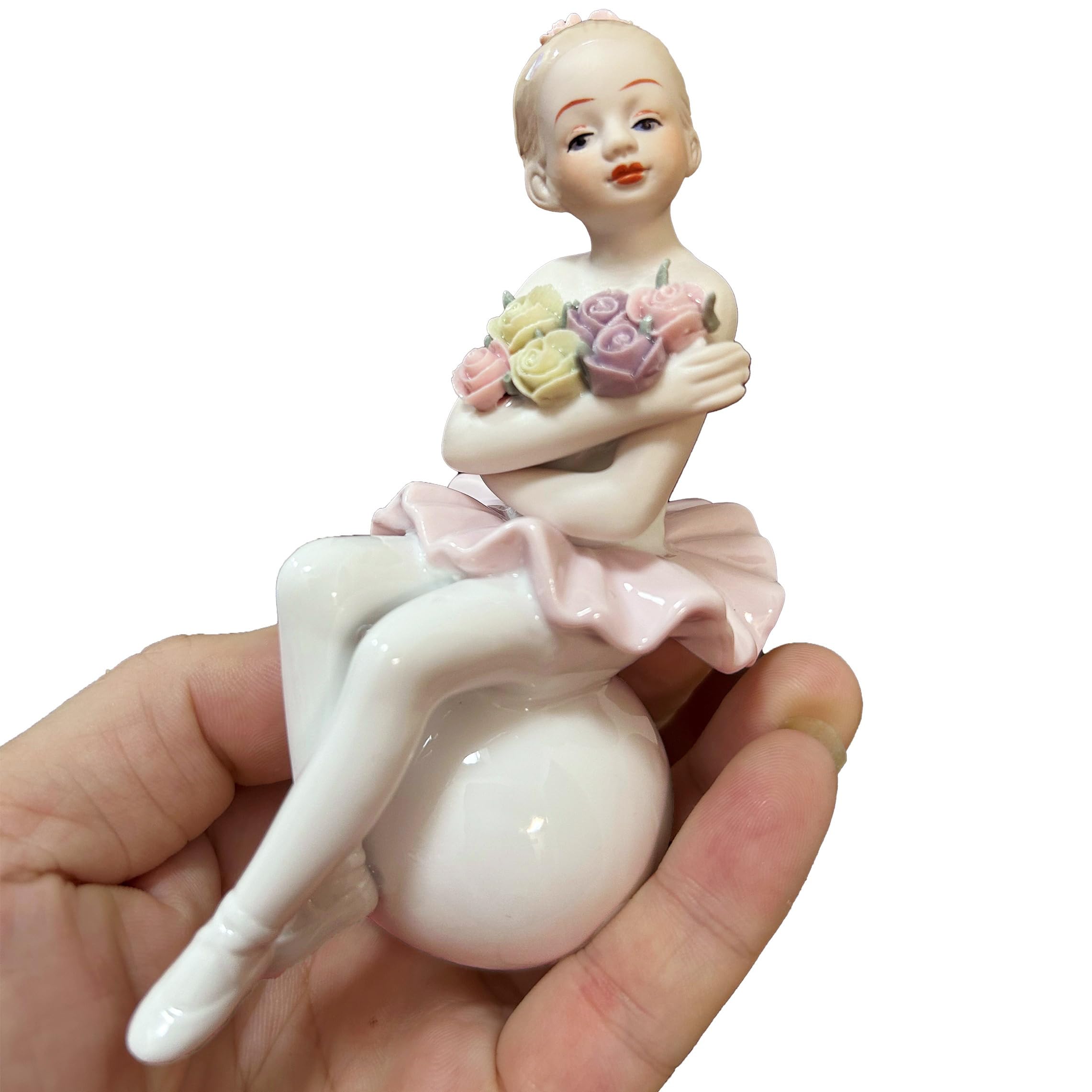 MTME Porcelain Figurines, Childhood Dancers, Memorabilia, Gifts, Sculpture Home Decor