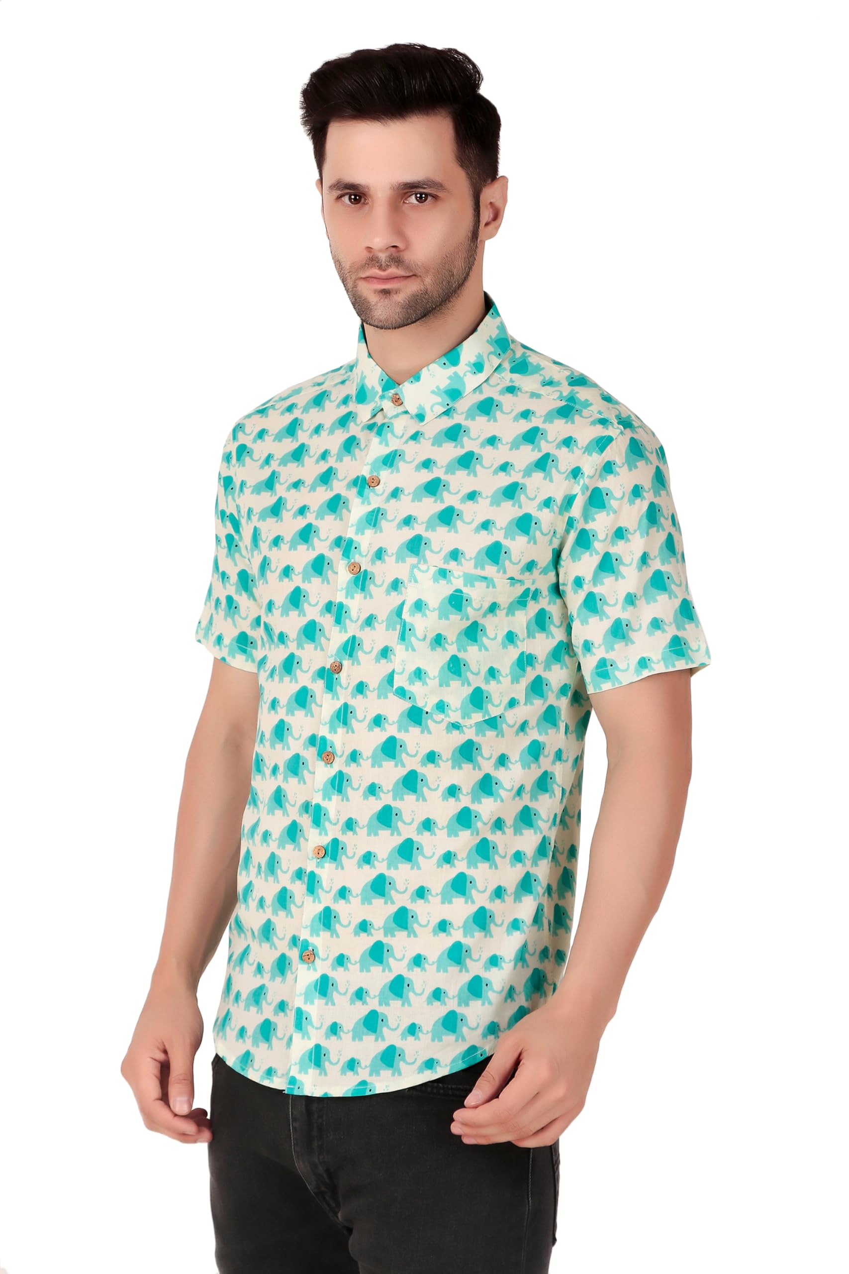 FAADDICTION Casual Shirt for Men || Shirt for Men || Men Stylish Shirt || Men Printed Shirt || Men Print Shirt || Men Shirt Halfsleeves