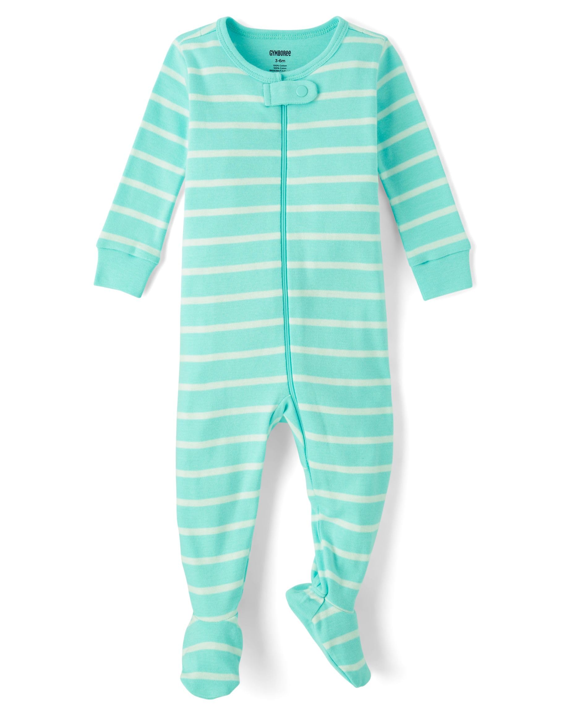 Gymboree baby-boys And Toddler Long Sleeve 100% Cotton Zip-front One Piece