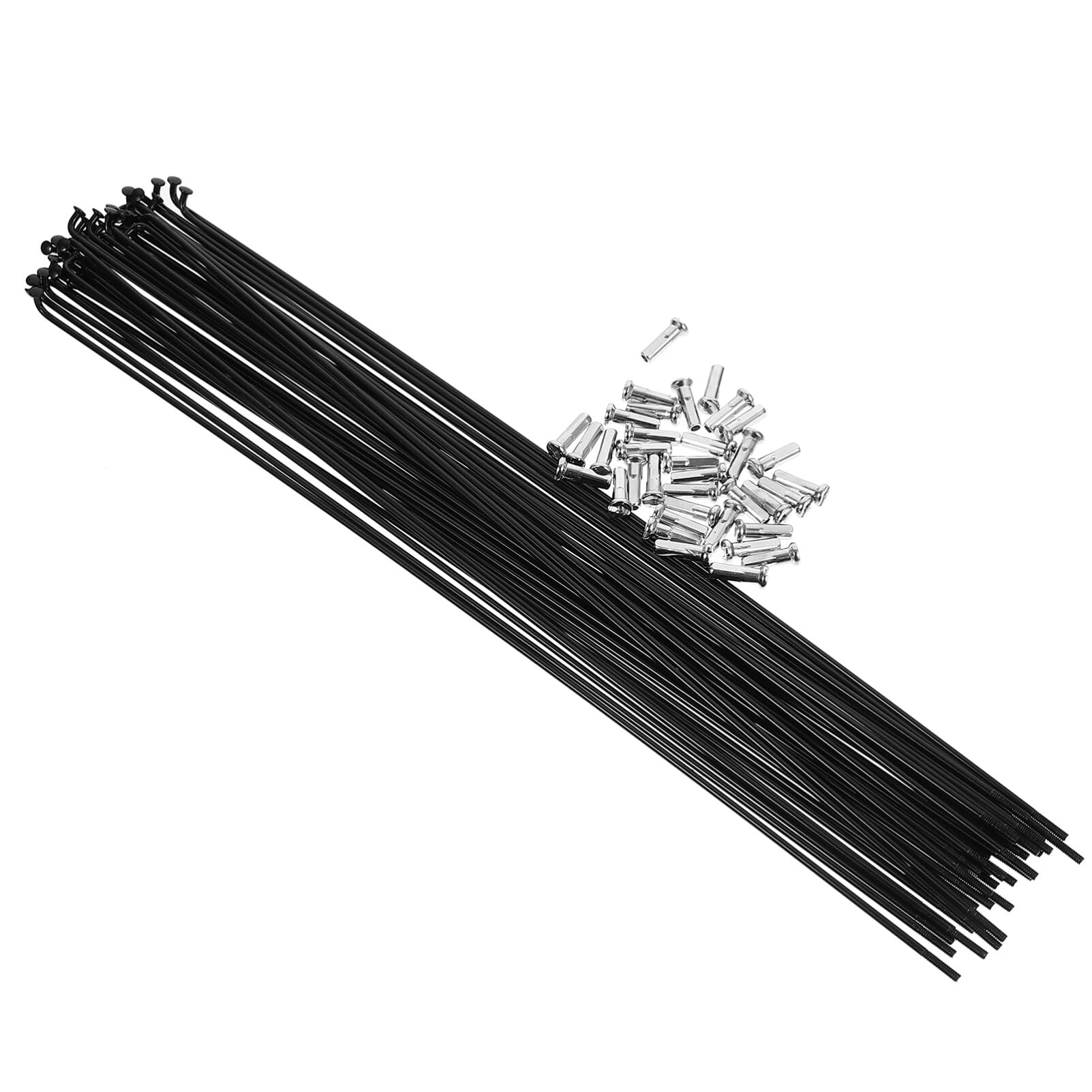 1x RAYON VELO NOIR ACIER SANS ECROU 14G (2mm) 254-300MM DROIT VTT VILLE 1x RAYON VELO NOIR ACIER SANS ECROU 14G (2mm) 254-300MM DROIT VTT VILLE