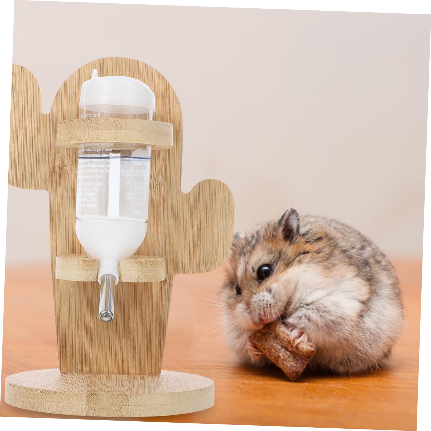 BESPORTBLE Safe Material Vertical Drinking Fountain Chinchilla Water Bottle for Guinea Pig Plastic Water Bottle Holder Suitable for Small Animals Random