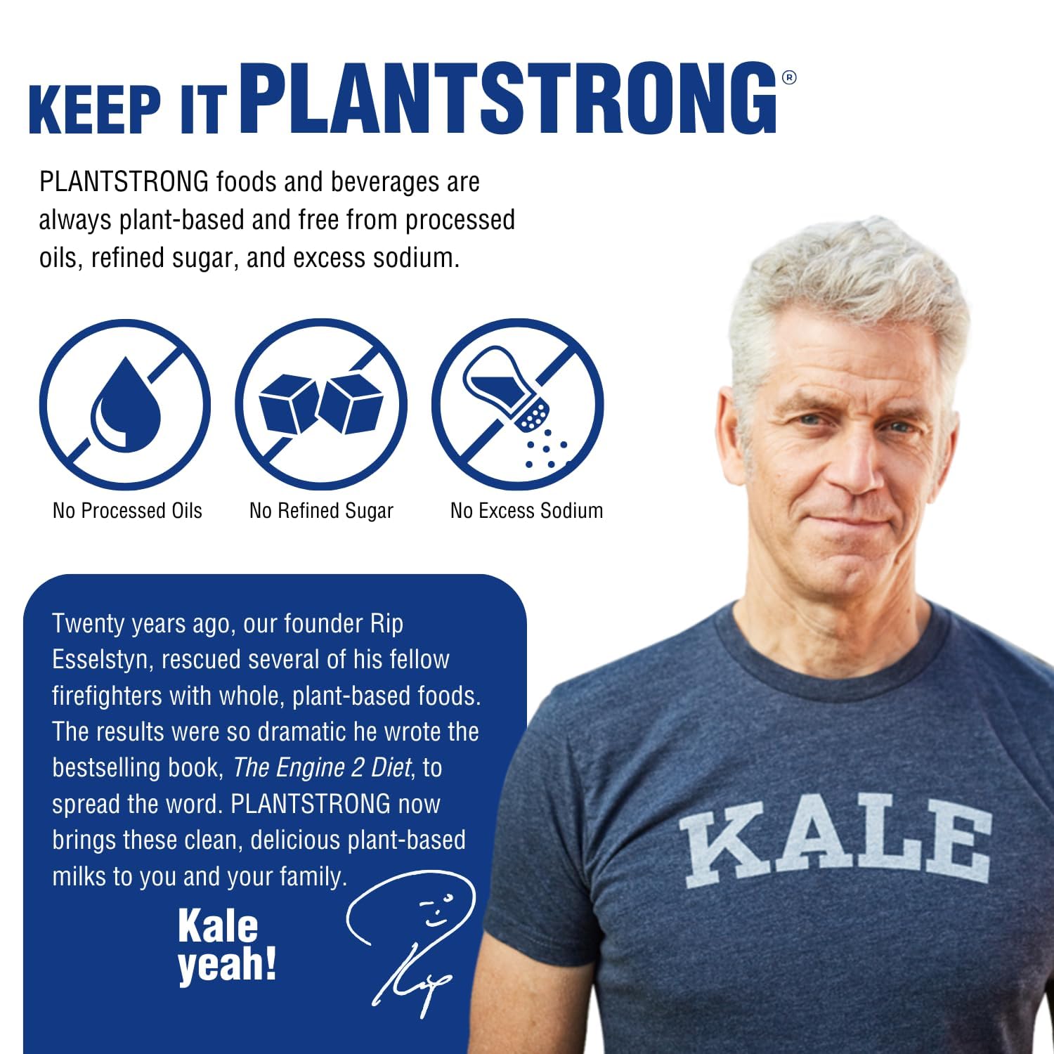 PLANTSTRONG Rip’s Big Bowl Cereal Date & Raisin – Organic Oats & Whole Grains with Chopped Dates and Raisins, Naturally Sweetened, Nut-Free Recipe (6-Pack (14 oz Bags)) + Recipe Guide