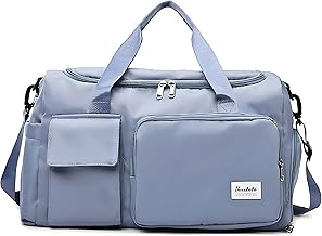 6-Pocket Travel Bag for Men and Women - Multi-Compartment Lightweight Organizer, Water-Resistant and Foldable, Perfect for Students, Gym, Commuters, and Outdoor Adventures