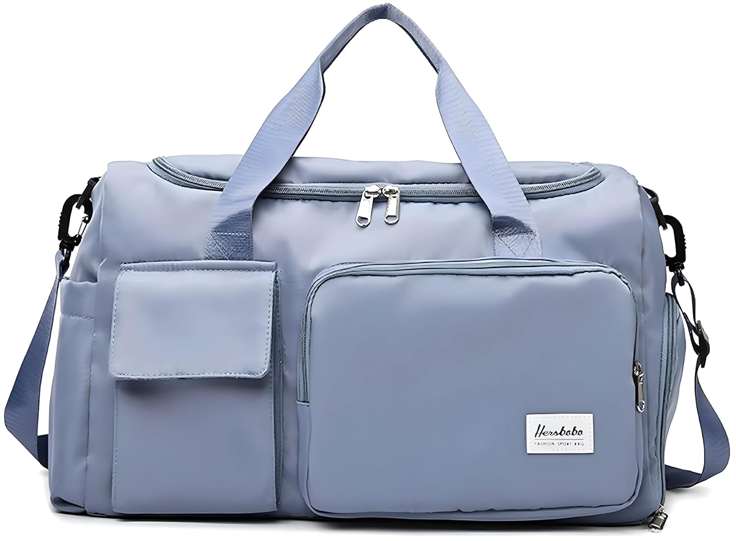 6-Pocket Travel Bag for Men and Women – Multi-Compartment Lightweight Organizer, Water-Resistant and Foldable, Perfect for Students, Gym, Commuters, and Outdoor Adventures