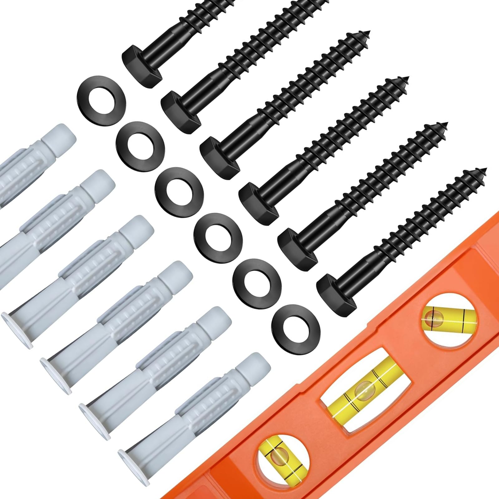 Kalttoy Multicolor Steel Construction Delay Screws Including Polystyrene Sleeve For Safe Wall Mounting On Various Exteriors Five Hundred Delay Screw