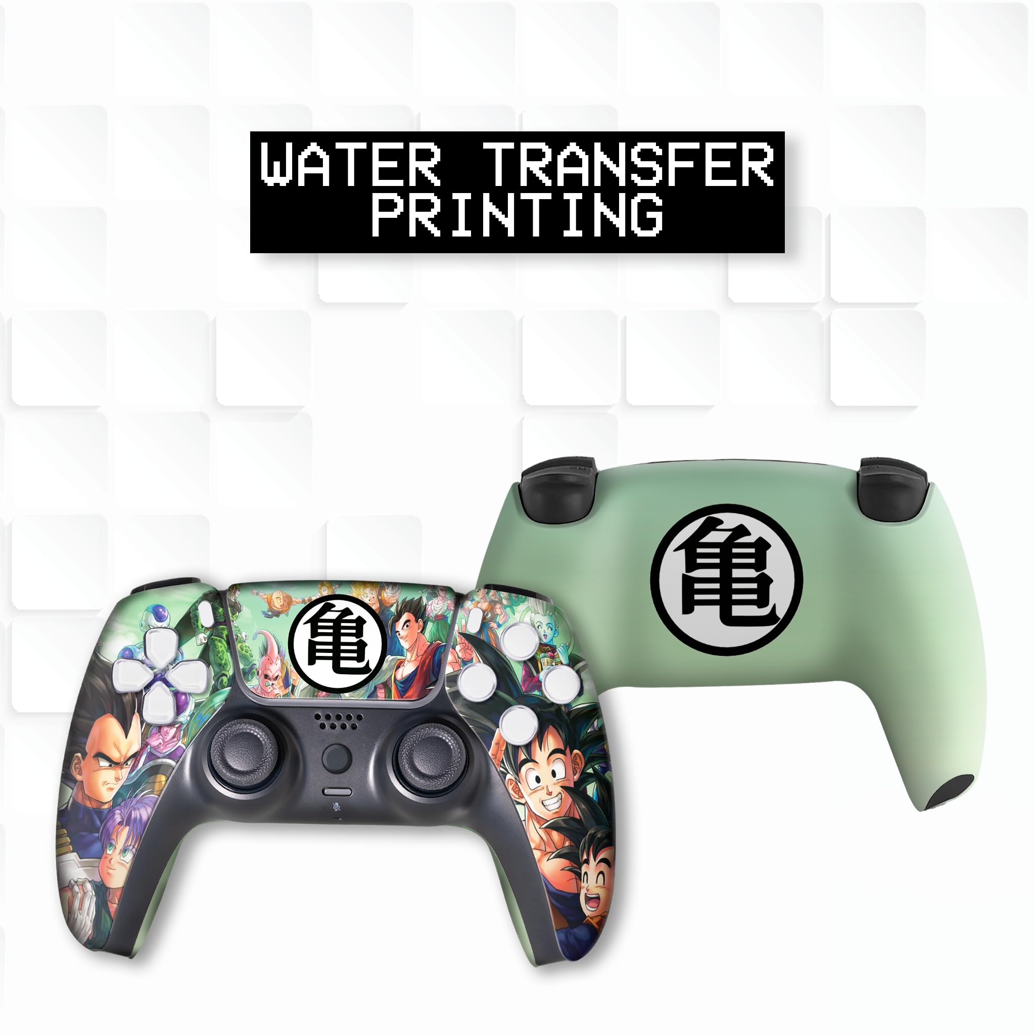 D. B. Z. FAMM Controller PS-5 personalizzato wireless compatibile con console Play-Station 5 di BCB Controllers | Orgogliosamente personalizzato negli Stati Uniti con stampa permanente HYDRO-DIP (non