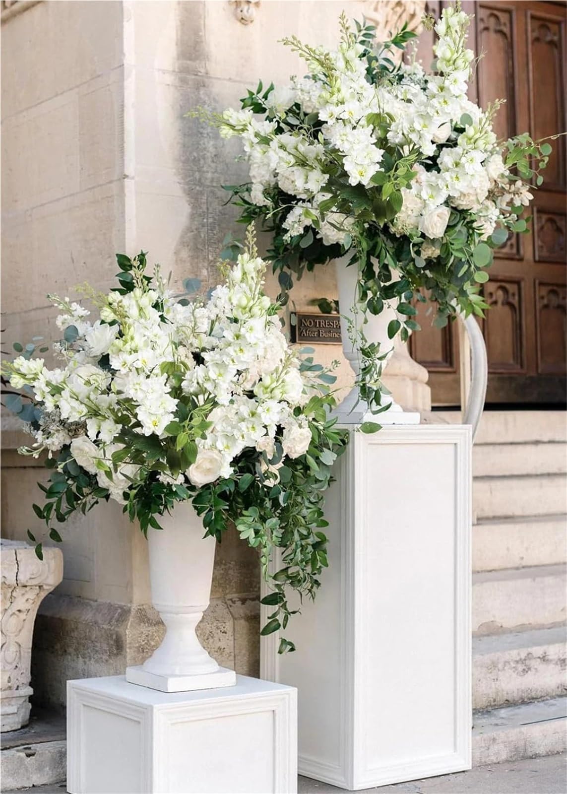 Künstliche Delphinium Künstliches Delphinium- und Clematis-Grün