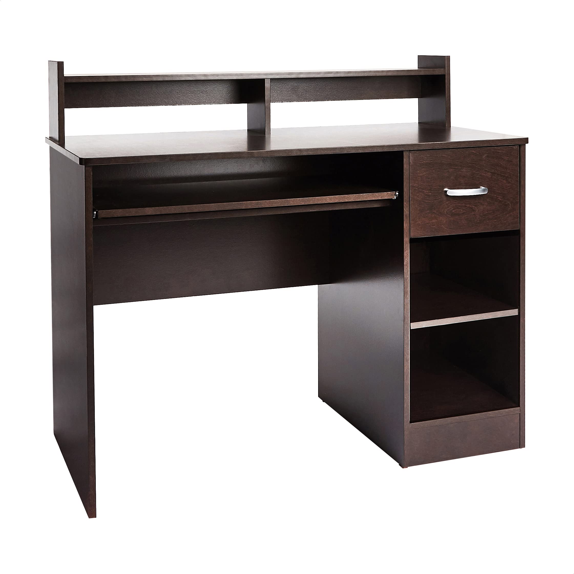 ROCKPOINT Chocolate Desk, 42.1”x20.1"x36.9"